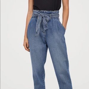 H&M Paper-bag Jeans 👖 Size 2